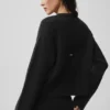 New Class Tie Cardigan aus Wolle und Kaschmir – Schwarz