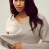 Northstar-Polo aus Kaschmir – Oat Heather
