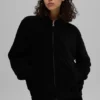 „On Duty“-Jacke aus Mikro-Cord – Schwarz