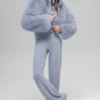 Opulente, kurze Kunstfelljacke – Winterfrost