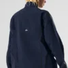Origin Trainingsjacke mit durchgehendem Reißverschluss – Marineblau/Schwarz