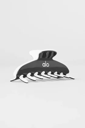 Outline Claw Clip – Schwarz/Weiß