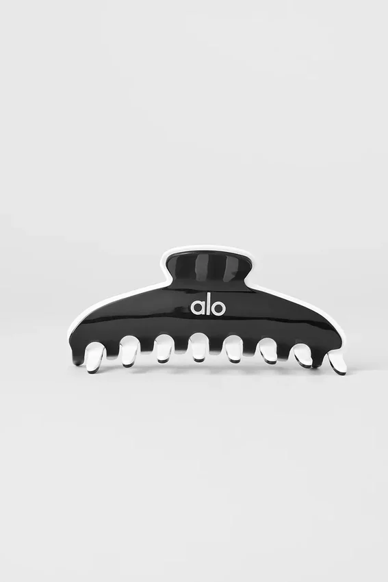 Outline Claw Clip – Schwarz/Weiß