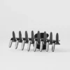 Outline Claw Clip – Schwarz/Weiß