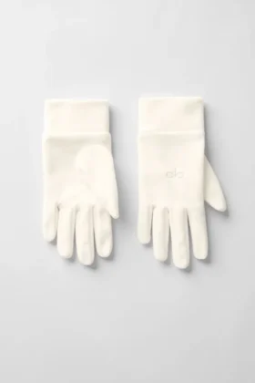 Performance-Fleece-Handschuh – Elfenbein/Elfenbein
