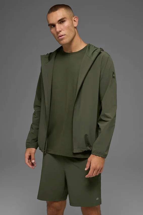 Performance On-The-Go-Jacke – Green Olive