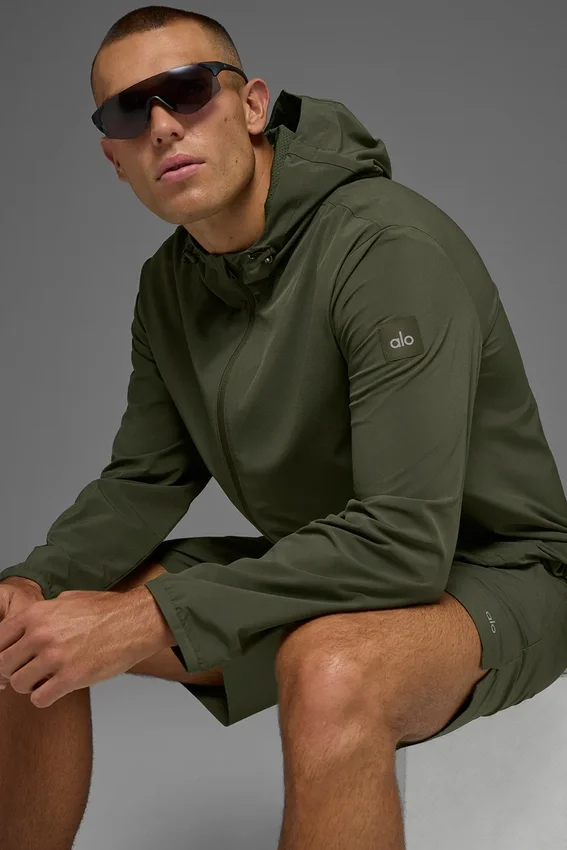 Performance On-The-Go-Jacke – Green Olive