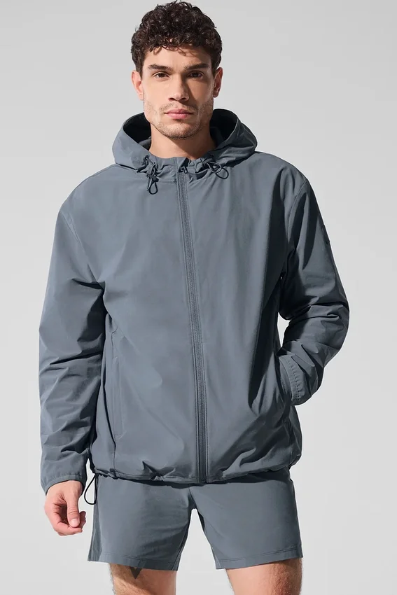 Performance On-The-Go-Jacke – Steel Grey