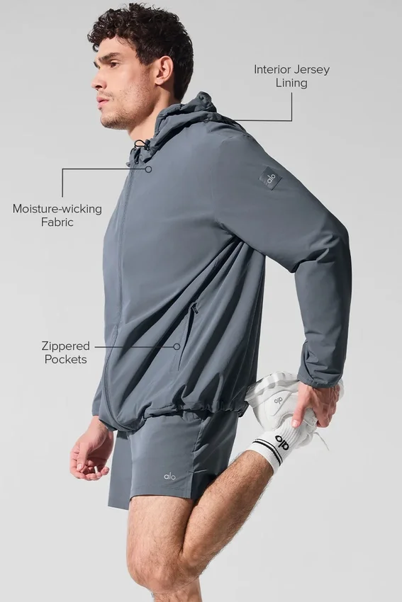 Performance On-The-Go-Jacke – Steel Grey
