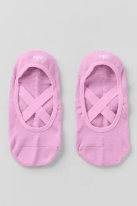 Pivot Barre-Socken für Damen – Candy Heart Pink