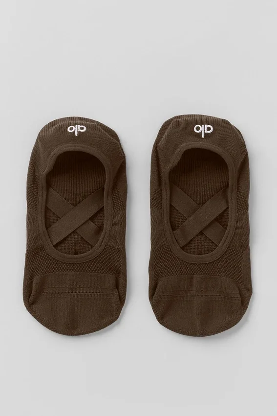 Pivot Barre-Socken für Damen – Espresso