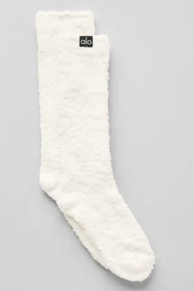 Plush Lush-Socken für Damen – Elfenbein