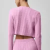 Pointelle-Pullover „Be Mine“ – Candy Heart Pink