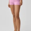 Pointelle-Pullover „Be Mine Hot Short“ – Candy Heart Pink