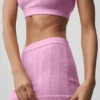 Pointelle-Pullover „Be Mine Hot Short“ – Candy Heart Pink