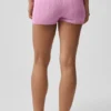 Pointelle-Pullover „Be Mine Hot Short“ – Candy Heart Pink
