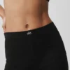 Pointelle-Pullover „Be Mine“ Hot Short – Schwarz