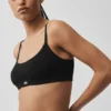 Pointelle-Pullover-BH „Be Mine“ – Schwarz