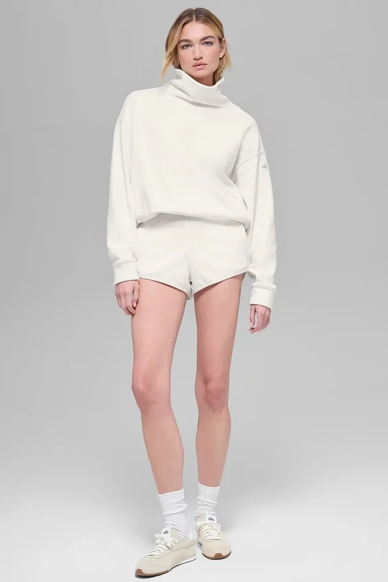 Polar Fleece Hazy Pullover – Elfenbein