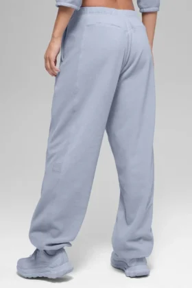 Polar-Fleece-Jogginghose „Retreat“ mit High-Waist – Winter Frost