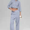 Polar-Fleece-Jogginghose „Retreat“ mit High-Waist – Winter Frost