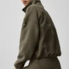 Polar Fleece Retreat Cover-up – Olive Tree