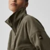 Polar Fleece Retreat Cover-up – Olive Tree