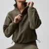 Polar Fleece Retreat Cover-up – Olive Tree