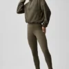 Polar Fleece Retreat Cover-up – Olive Tree