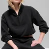 Polar Fleece Retreat Cover-up – Schwarz