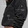 Polar Fleece Retreat Cover-up – Schwarz