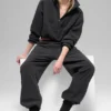 Polar Fleece Retreat Cover-up – Schwarz