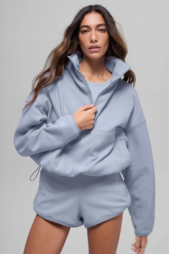 Polar Fleece Retreat Cover-up – Winter Frost
