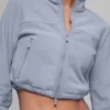 Polar Fleece Retreat Cropped Jacke – Winter Frost