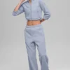 Polar Fleece Retreat Cropped Jacke – Winter Frost