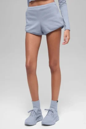 Polar Fleece Retreat Shorts – Winter Frost