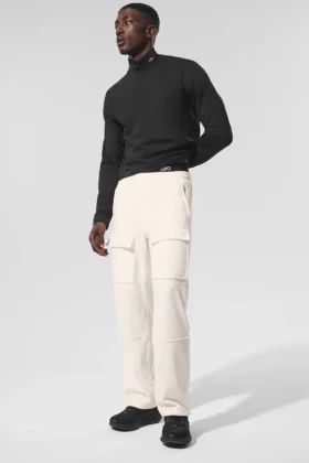 Polar Fleece Ridge Cargohose – Elfenbein