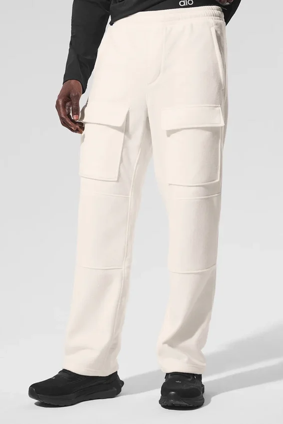 Polar Fleece Ridge Cargohose – Elfenbein