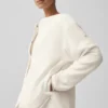 Polar Fleece Take Note Jacke – Elfenbein