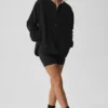 Polar Fleece Take Note Jacke – Schwarz