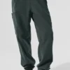 Polar Fleece Wintry Mix Hose – Anthrazitgrün