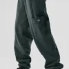 Polar Fleece Wintry Mix Hose – Anthrazitgrün