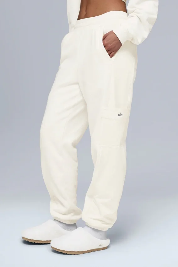 Polar Fleece Wintry Mix Hose – Elfenbein
