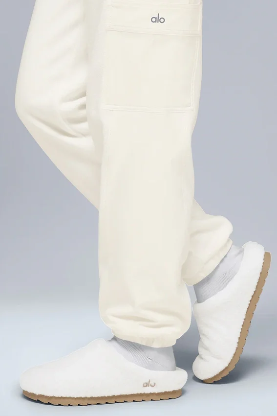 Polar Fleece Wintry Mix Hose – Elfenbein