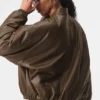 Premier-Bomberjacke aus Kunstleder – Espresso