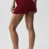 Pullover High-Waist Sunlit Shorts – Summer Romance Red