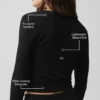 Pullover Knit Unwind Langarmshirt – Schwarz