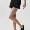 Pullover-Shorts „Sunlit“ mit High-Waist – Schwarz