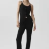 Pullover „Sunlit Button Down Top“ – Schwarz