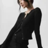 Pullover „Sunlit Cardigan“ – Schwarz